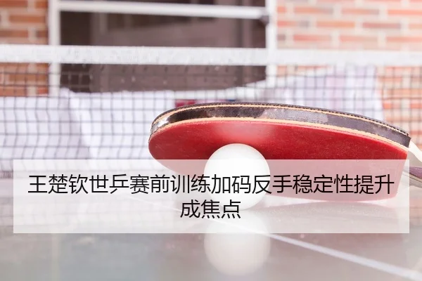 王楚钦世乒赛前训练加码反手稳定性提升成焦点 | MangoSport